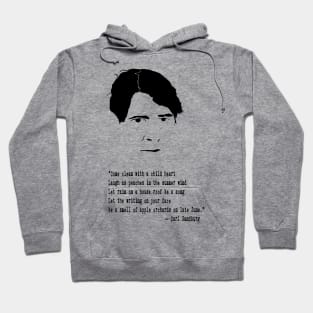 Carl Sandburg Quote Hoodie